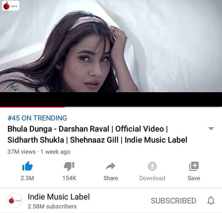 MAAKALADLARAHUL's tweet photo. #37M done keep Watching
2.3M Likes
Focus only on #BhulaDunga
Rest just ignore ❤️
@Shehnazgill123 #Shehnaazians
#ChartbusterBhulaDunga https://t.co/IQz5iVkAgZ