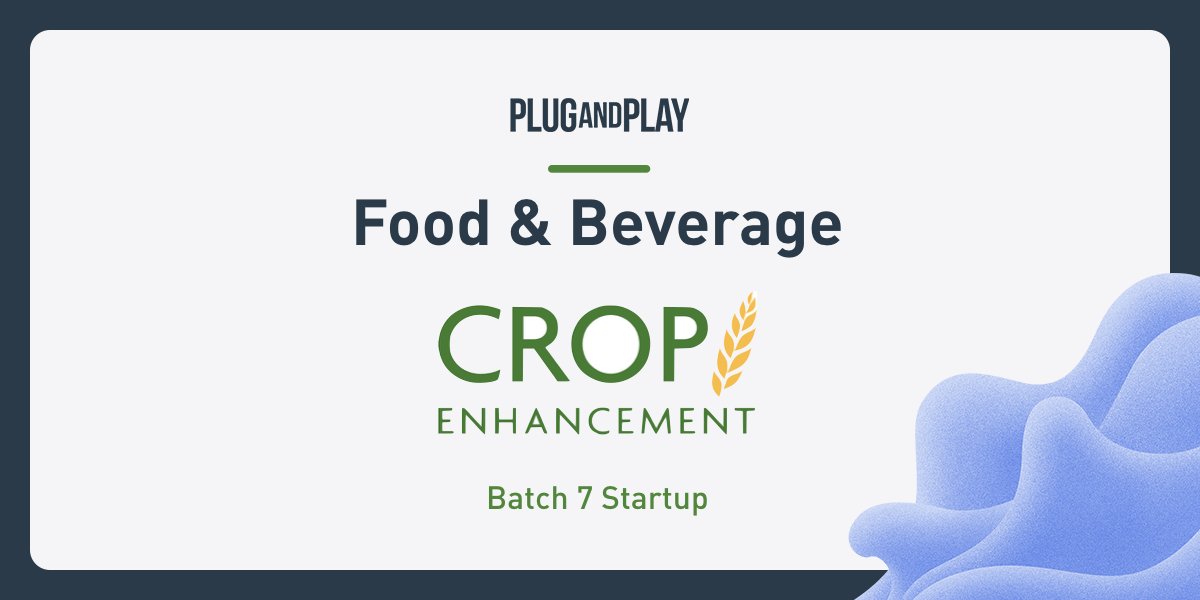 CropEnhancement's tweet photo. Thank you, @PlugandPlayTC, for including Crop Enhancement in your Spring 2020 program. We are looking forward to broadening our network! #agtech #foodtech https://t.co/aOPpITYLLZ