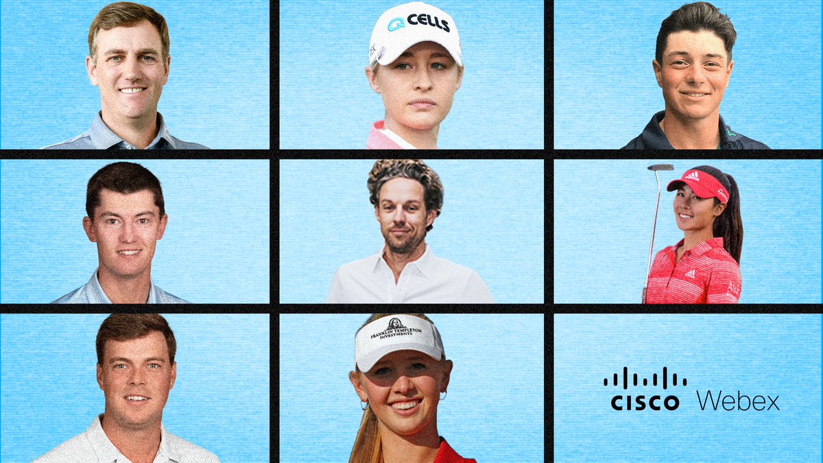 erikanderslang's tweet photo. Tune in to our biggest podcast ever! We've partnered up with @Cisco for a huge Webex round table; 7 pro golfers &amp; I chat all things golf, life &amp; how important technology is in connecting us, now more than ever. Listen here → https://t.co/G1NZsmLVLn #TeamCisco #lifeonwebex #ad https://t.co/03hVfi2tov