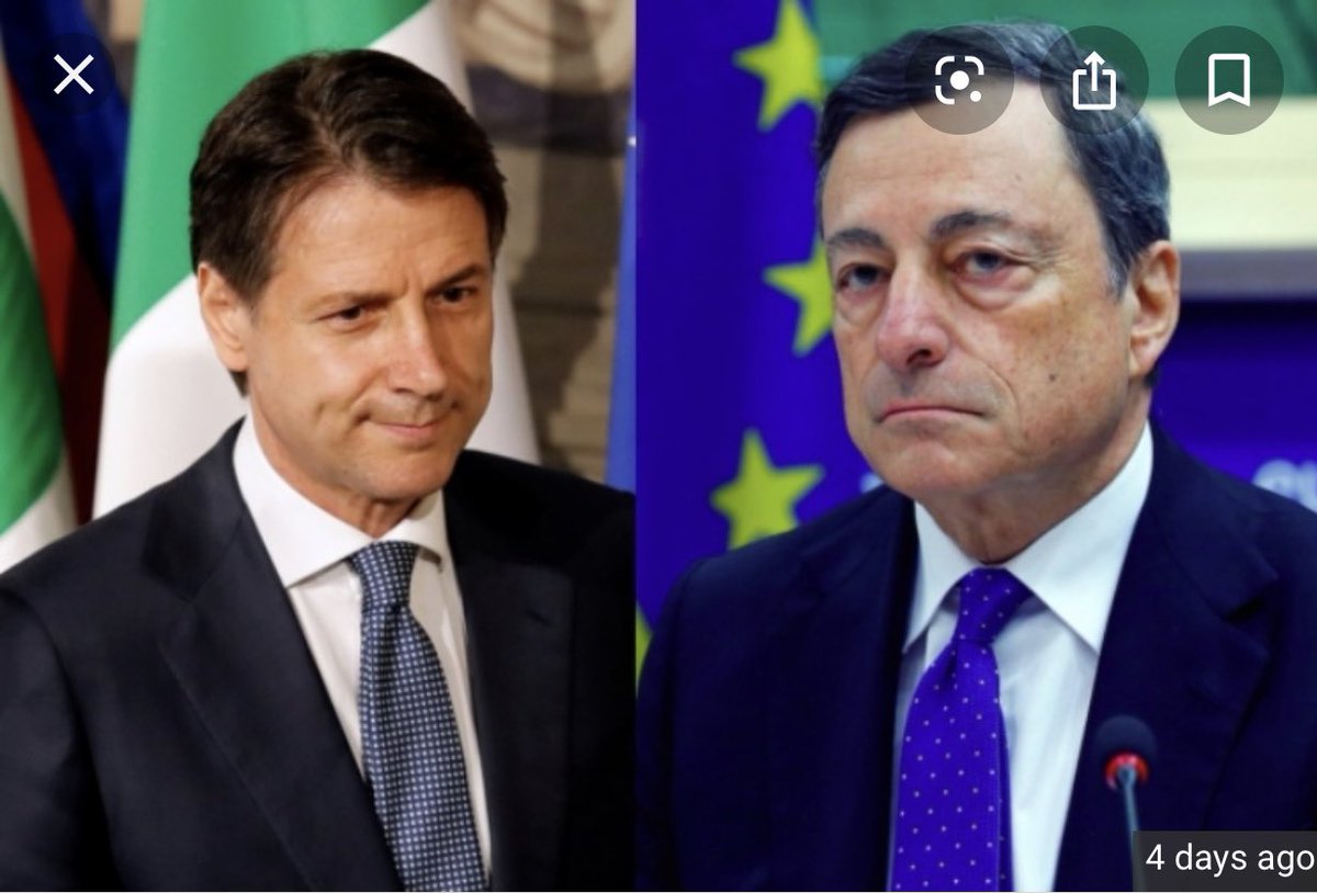 Forchielli's tweet photo. Conte chiedeva flessibilta’ all’Europa per quota 100 e RdC quando bisognava tenere i conti in ordine. Non è pensabile che possa riscuotere la fiducia per ottenere Coronabond o fondi MES senza condizioni! Sono favorevole a un governo Draghi unico Italiano spendibile in Europa. https://t.co/vaPNiEWBtT