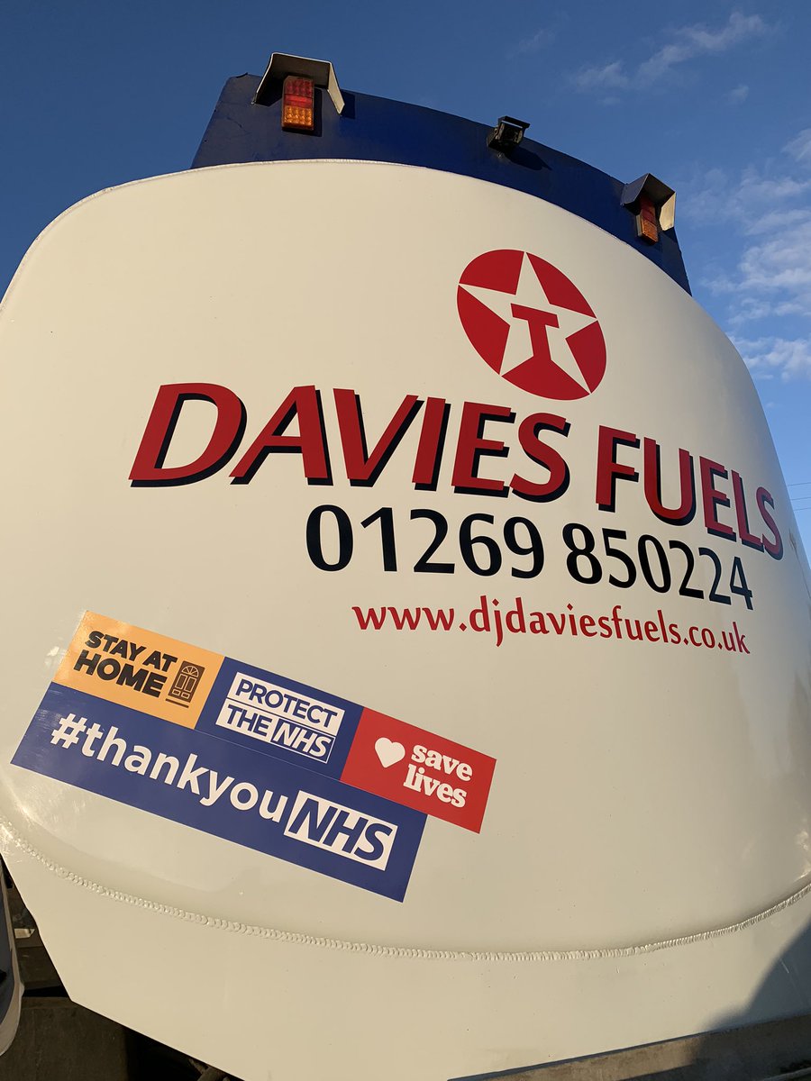 djdaviesfuels's tweet image. Our fleet out tomorrow helping to spread this vital message STAY HOME. PROTECT THE NHS. SAVE LIVES. 

Also a massive thank you to frontline workers but especially our #NHS hero’s help them in this fight. #NHS #ThankYouNHS #NHSheroes #StayAtHomeAndStaySafe 

Thanks @Dragon_Signs