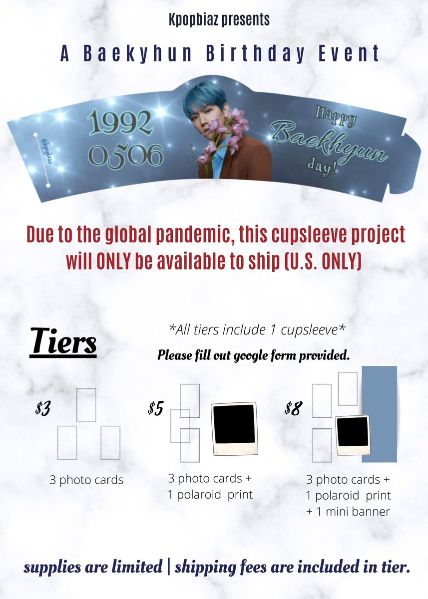 kpopbiaz's tweet photo. ‼️‼️‼️ E X O - L ' s ‼️‼️‼️
OUR SHINING STAR BAEKYUN'S BIRTHDAY IS COMING UP!!
REFER BELOW FOR FULL INFO.
PLEASE RT, & LIKE
#EXO #EXOLSelcaDay #EXOEVENTS #EXOonearewe @weareoneEXO @B_hundred_Hyun #BAEKHYUN
Baekhyun Birthday Event Form ⬇️⬇️⬇️⬇️
https://t.co/ZrwazKOVTC https://t.co/r2RMMLabB8