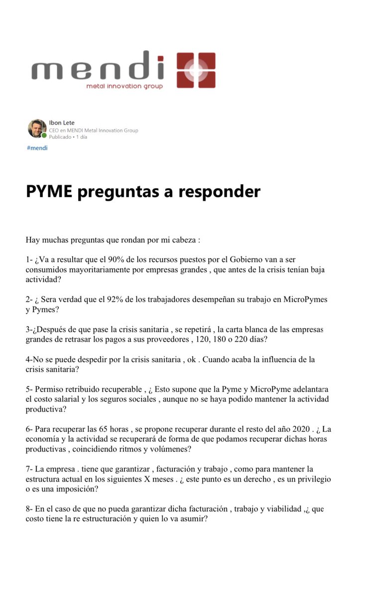 IbonLete's tweet photo. Preguntas a responder , quizas me ayude alguien a responder . #CEPYME #adegi #andoain #gipuzkoa https://t.co/iHQzDvDHn4