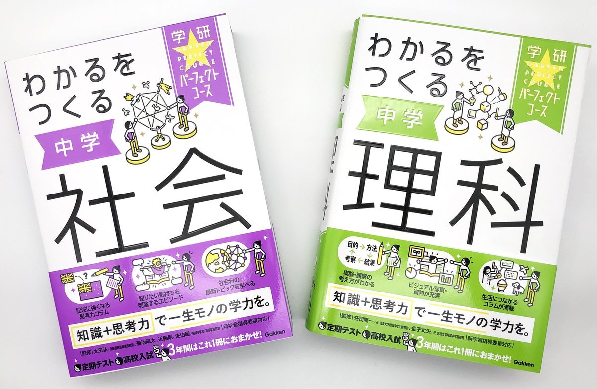 学研 パーフェクトコース(理科、数学、社会) わかるをつくる 中学 社会
