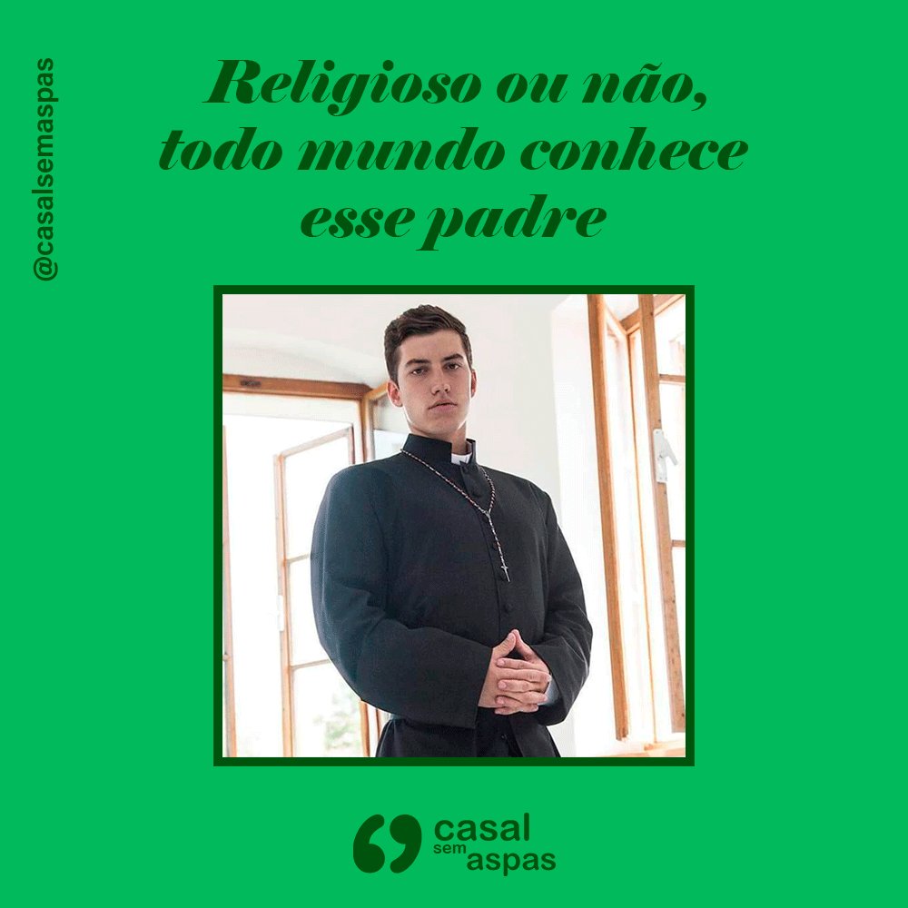 casalsemaspas's tweet photo. Alguém precisando se confessar?
.
#padre #LGBT #gay #pride #pridebr #gaybrasil #kiss #CasalSemAspas https://t.co/b7r8KD6yNz