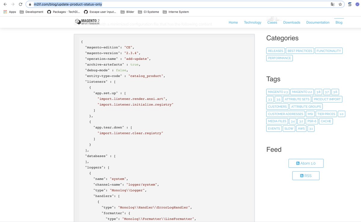 TechDivision's tweet photo. Want to know how to customize #M2IF to update product status only? Read our latest blog post and see how easy it can be https://t.co/fbouu84aTn #Magento #Techdivision https://t.co/3hhHIXVJsx
