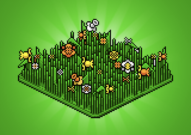 Habbo's tweet photo. Name a more iconic springtime furni.

We'll wait. #Habbo 🌱 https://t.co/gVIHfYDcAA
