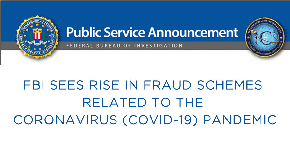 BlackHawk_Data's tweet photo. The FBI urges vigilance during the COVID-19 epidemic. Fraud increased in email and phishing schemes. Share with your employees so they know what to look for. #BlackHawkData #StaySafe https://t.co/87fFNuxRlZ https://t.co/rA83Womz5l