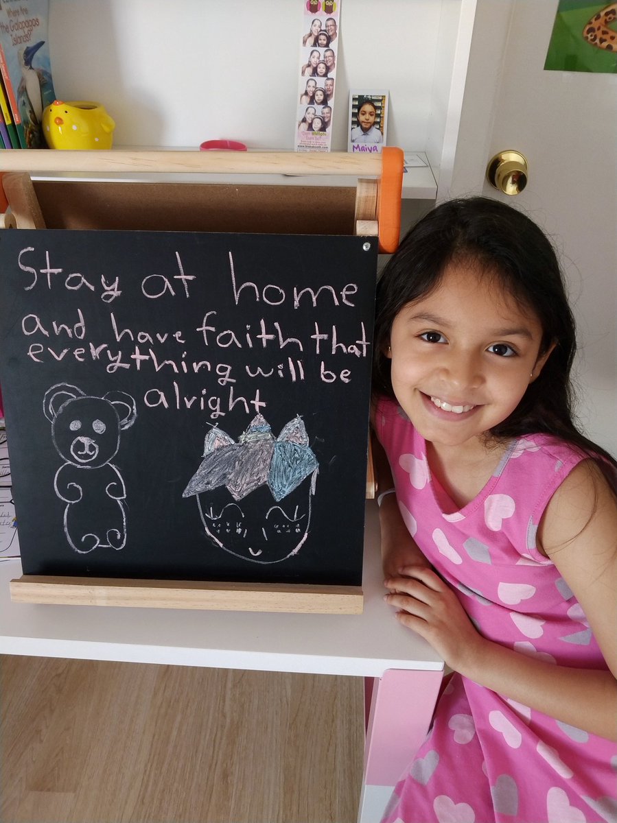 Drawing is what my daughter likes the most.😃 #AldineAtHome #WeAreAldine #AldineCares