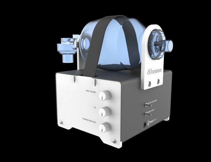 ICKosovo's tweet photo. Ventilatori për frymëmarrje gjatë fazës së testimit. Shpejt gati për prodhim. #MadeInKosova @formon3D 
Testing #VentCore ventilator prototype made in #Kosova. https://t.co/7xSZozDPR3