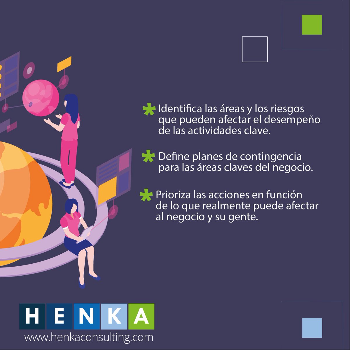HenkaConsulting's tweet photo. #EstamosContigo: 10 recomendaciones que nos permitirán garantizar la continuidad operativa de la empresa y mantener la productividad en tiempos difíciles. 

Nota completa en: https://t.co/xvs6gq93qF https://t.co/Q4j34GmX01