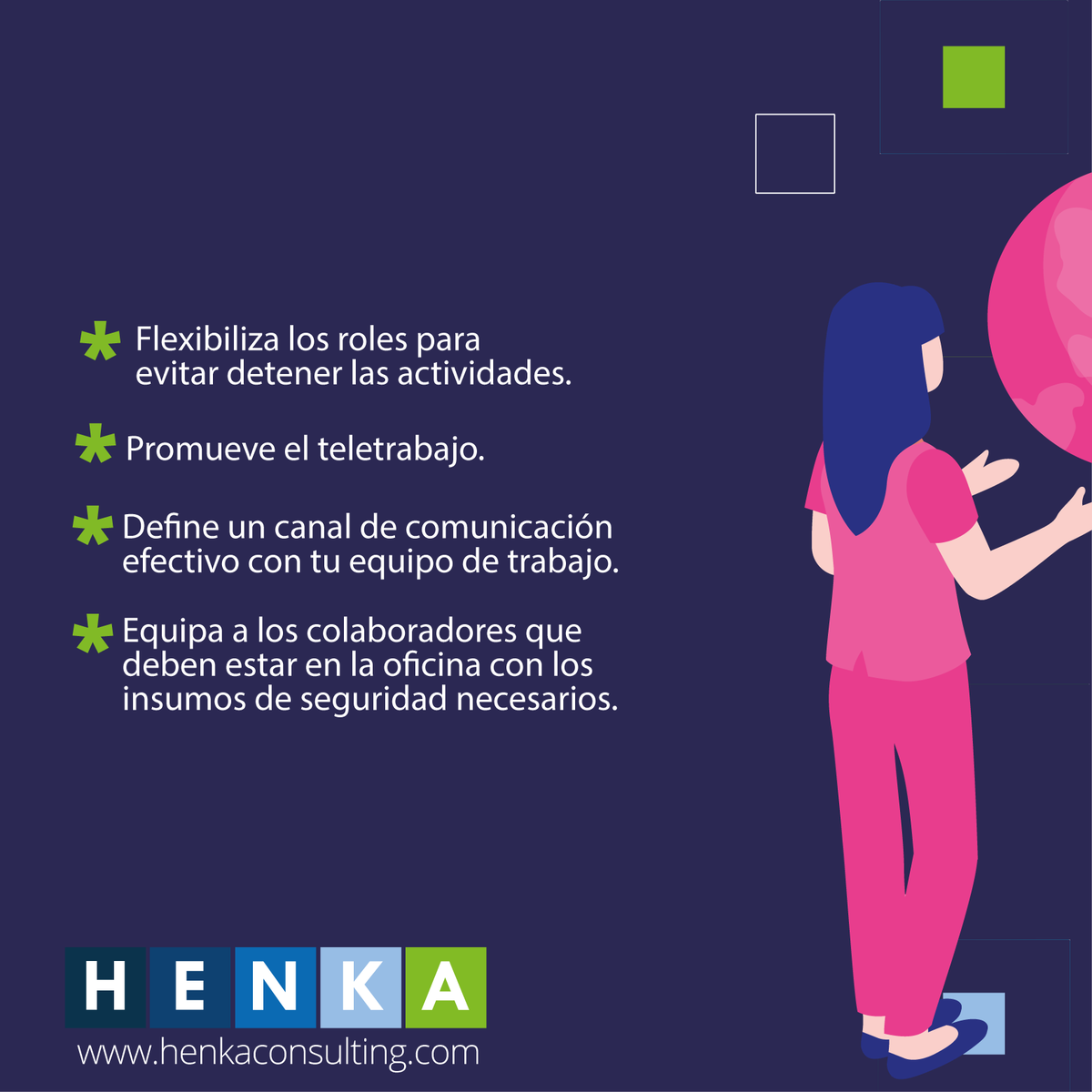 HenkaConsulting's tweet photo. #EstamosContigo: 10 recomendaciones que nos permitirán garantizar la continuidad operativa de la empresa y mantener la productividad en tiempos difíciles. 

Nota completa en: https://t.co/xvs6gq93qF https://t.co/Q4j34GmX01