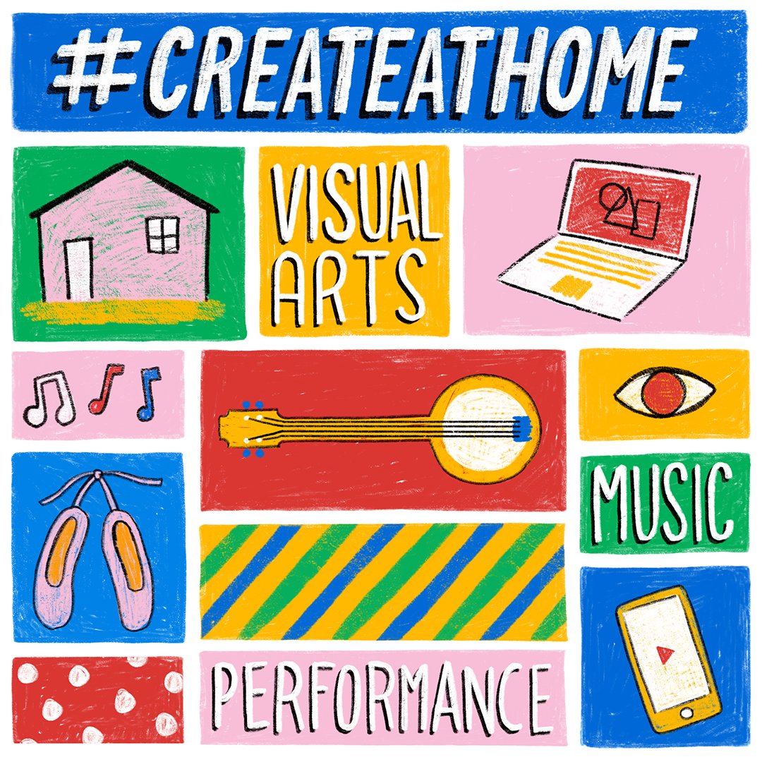 CaliforniaPTA's tweet photo. As we wrap up #ArtsEducation month, we want to share a brand new resource from our friends at @create_ca. Create at Home is full of #arts websites that can help you fill your home with #music, #visualart, #drama, and lots more!  Check it out: https://t.co/4KO4KbKO9I
#PTA4kids https://t.co/xgwpG6Dy0z