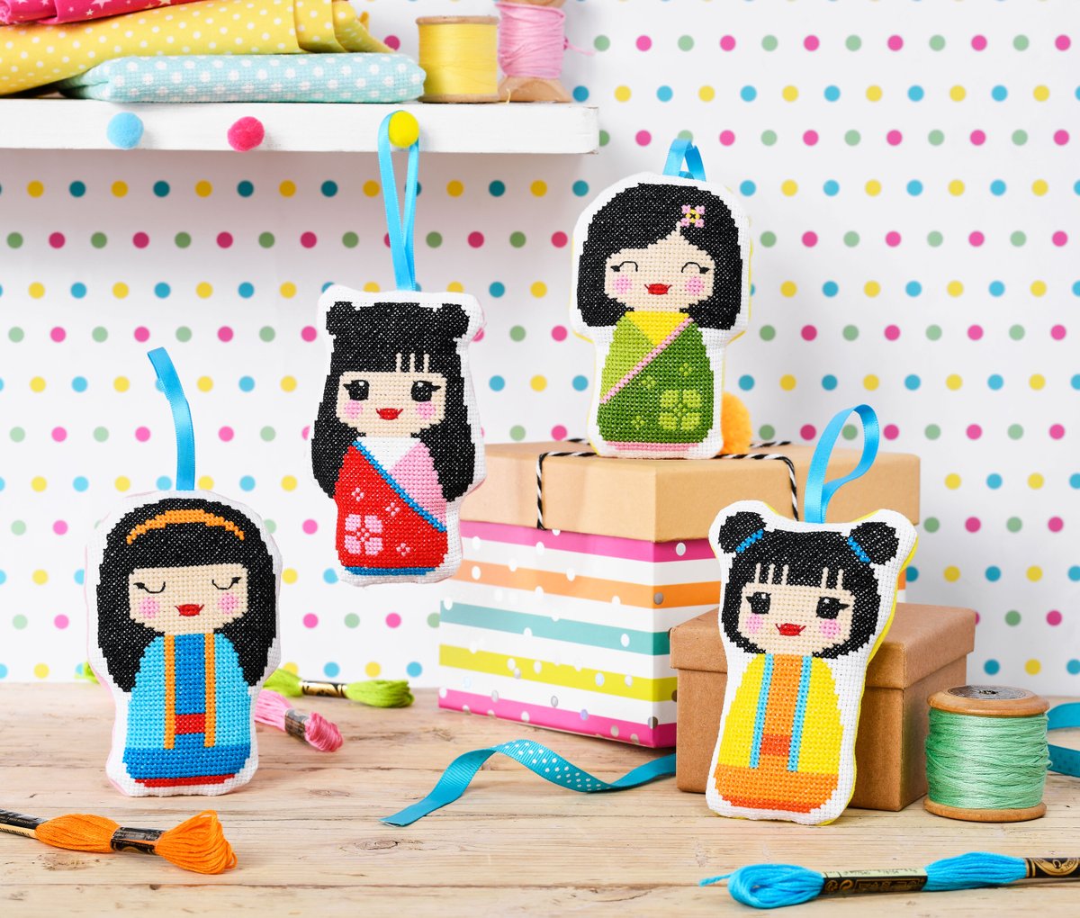 Stitch and make Sosae Caetano's cute kokeshi dolls in our latest issue! They're great thread and fabric stash busters! xx

Order a copy of issue 267 straight to your door from magsdirect.co.uk or download in our app!
