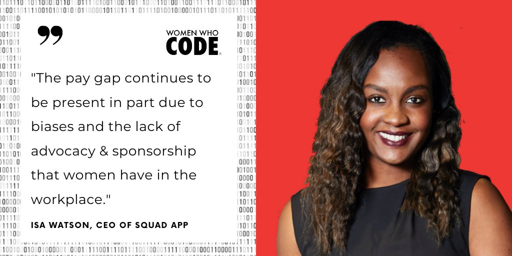 🙏🏾Dear Women, We Need You in Tech! 

#EqualPayDay #WomenWhoCode