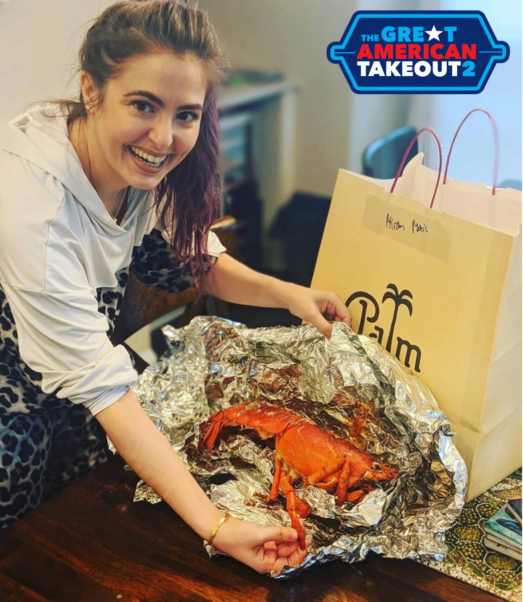 TODAY is #TheGreatAmericanTakeout 2️⃣! Help support your Palm family by ordering take-out during this struggling time. 

🍽 thepalm.com 
📷 @ladyluckhq on Instagram