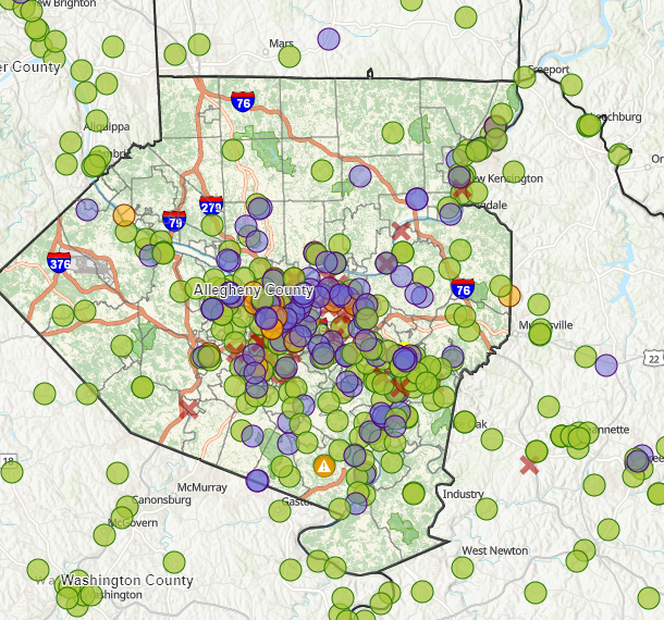 DowntownPitt's tweet photo. If you or someone you know is struggling, you can find free food distribution sites throughout Allegheny County here: https://t.co/0RumxOfjjQ https://t.co/ak2tktCqav