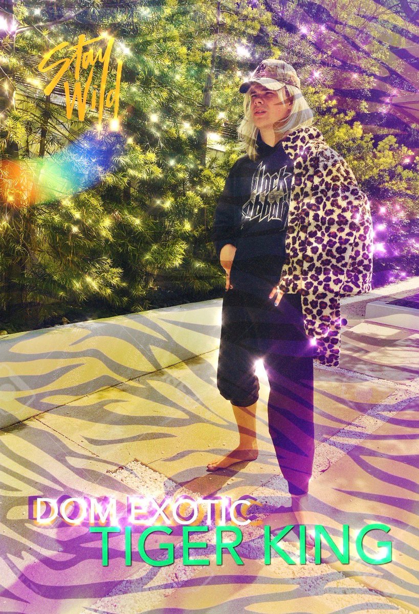 yungblud's tweet photo. dom exotic : TIGER KING 🐅 https://t.co/y5jscKCnwo