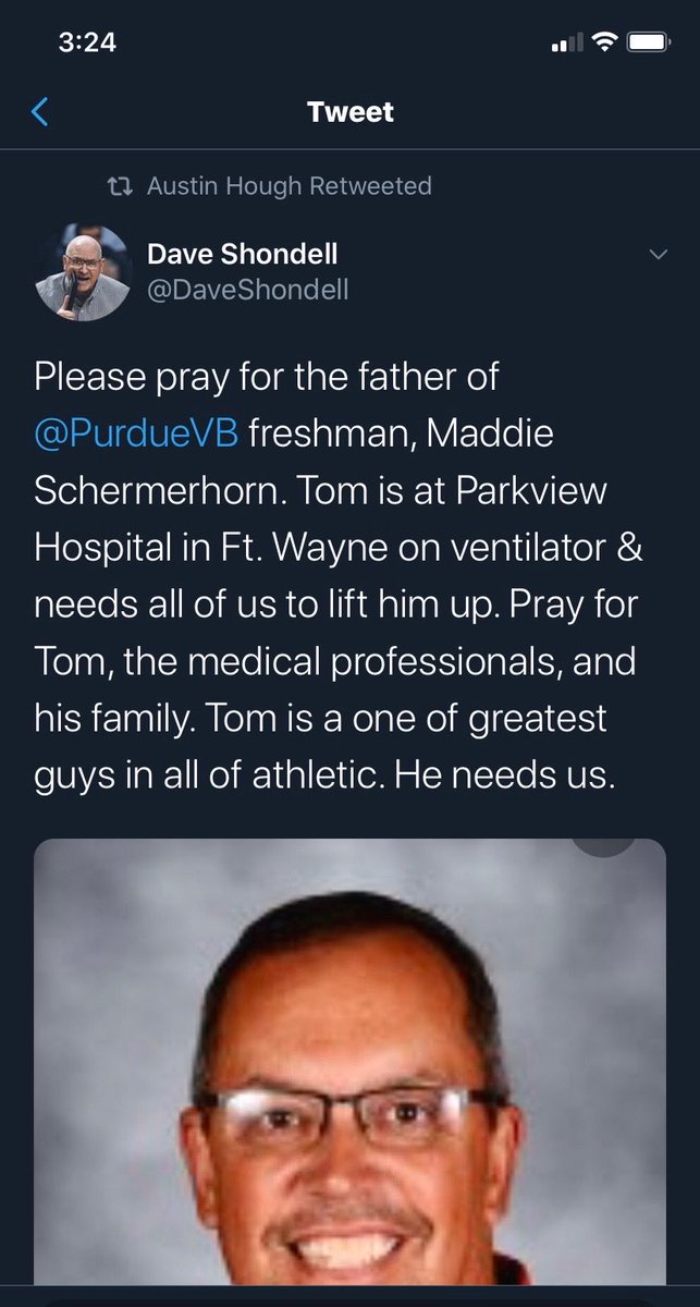 Prayers for our IIAAA Brother who is in need of them right now. They do not come any better than Tom Schermerhorn.