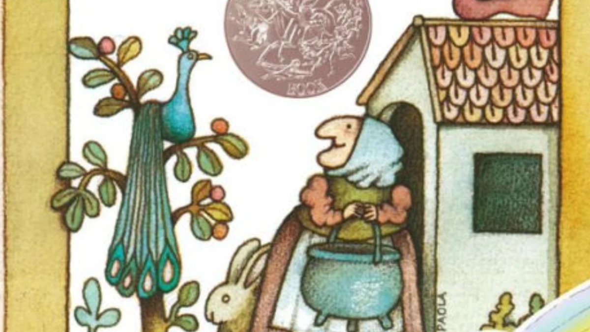Jezebel's tweet photo. "Big Anthony was hired to do elderly Strega Nona’s chores, but being a man incapable of performing household labor adequately, he gets too distracted by the shiny magical pot." All hail Strega Nona, carb-hoarding witch https://t.co/cGzrRGF7Jf https://t.co/ZcofSZkF9W