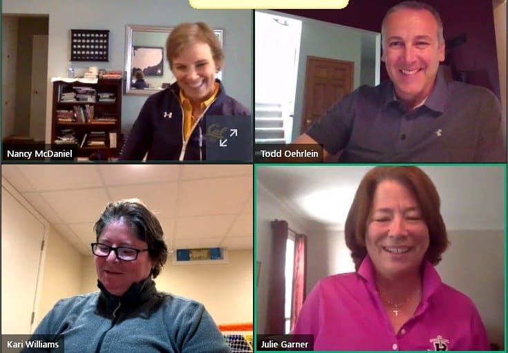 Dev_Naik_Coach's tweet photo. Right now our Head Coach Julie Garner @RollinsGolf joins the @WGCAGOLF The New Normal to discuss some fantastic topics but also an issue every college coach is experiencing for the first time. A wealth of knowledge and collaboration! 🙌🏽  #SuperTARS #FaithOverFear #StaySafe https://t.co/N6E9yYrOVR
