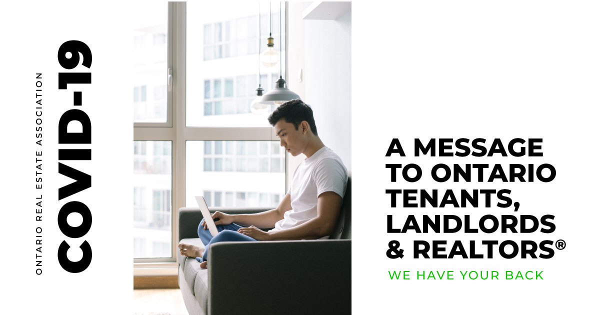 OREAinfo's tweet photo. Statement from OREA President @SoldBySean to Ontario Tenants, Landlords &amp; REALTORS® - https://t.co/JKUCB3AlV4 #onpoli #RealEstate https://t.co/eKalAf9AZo