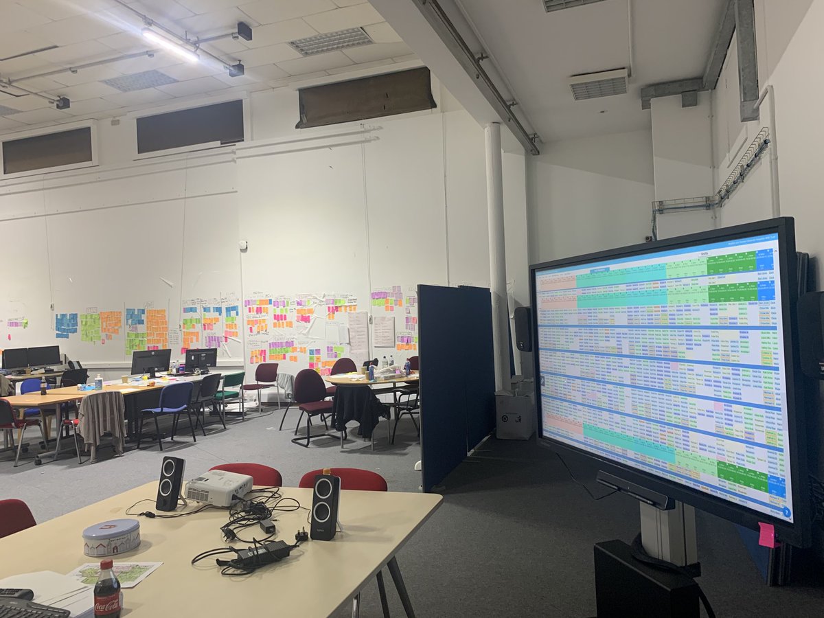 DrRobgalloway's tweet photo. ⁦workforce is the key to beat covid. 

1st April @BSUH_NHS⁩ our medical staffing flips completely to provide best possible care for our covid  patients &amp; all others.

Dedicated ward based teams &amp; integrated acute floor with staff who are set up for a Matathon not a sprint. https://t.co/uEmmFRRbiP