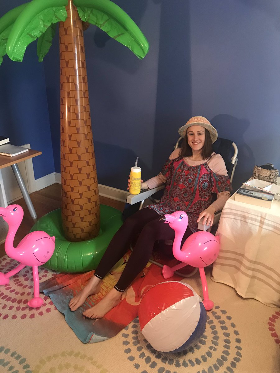 Happy Tropical Tuesday from Ms. Bauer and her younger siblings Sean and Kelly! 🌴🌴