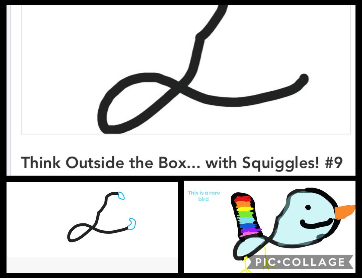 MrsJBarney's tweet photo. #creativity I ❤️ checking my @Seesaw during the day! #Elearning #ThinkOutsideTheBox @bethebridgeDBES #DragonsCreate https://t.co/lNvgvlU0Na