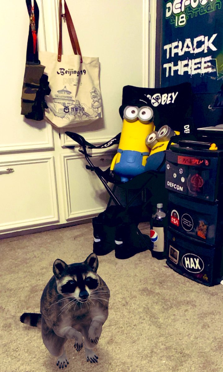 jaysonstreet's tweet photo. Awww I have a new friend! 😍
Her name is Rachel and she may be rabid but that’s ok so am I! 😁 #IsolatedHackerAdventures #3DGoogle https://t.co/xFBxSYKNkS
