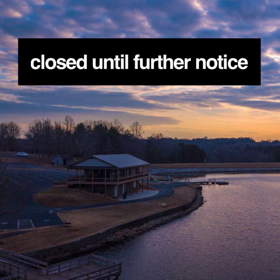 COVID 19 UPDATE: Lake Cooley Park is now closed, so we can comply with the Governor’s latest executive order, which shuts down public access to public waterways. #spartanburgparks #staysafe