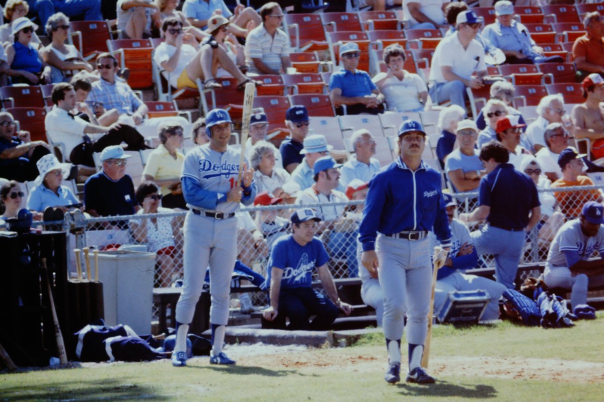 I heard many stories of the many spring training games he saw of the  @Dodgers. I believe this is 1971 in Dodgertown