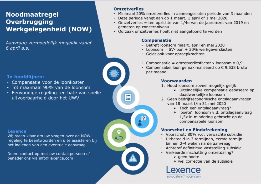 De NOW <a href="/Lexence/">Lexence</a> #arbeidsrecht #CoronaCrisis