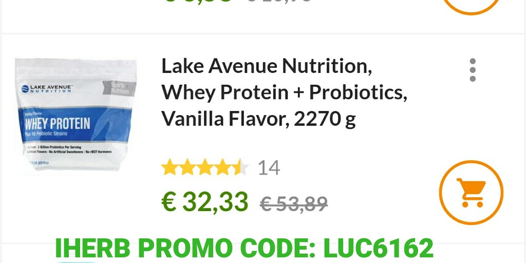 LukeBlack1981's tweet photo. 🌟#iHerbCode 🌟
 +5% OFF with #promocode ▶LUC6162◀
https://t.co/sNImJVxOdG
#whey #wheyprotein #supplements #sportnutrition #getfit #fatloss #bodytransformation #bulking #cutting #weightlossjourney #iHerbクーポンコード #iHerb紹介コード #iherb購入品 #iherbプロモコード #protein https://t.co/NGmesygkDT