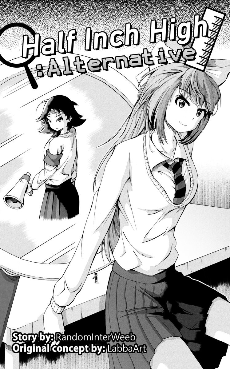 RandomInterWeeb's tweet image. Thank you @LabbaArt for making this wonderful cover for my story "#HalfInchHigh: Alternative," which you can read here!! (deviantart.com/randominterwee…) 
If you like Half Inch High, you should definitely check it out😄
#Giantess #SizeTwitter #SizeDifference