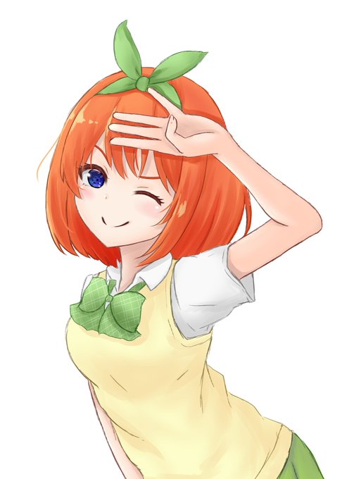 菊の棘さんがTwitterに投稿した中野四葉(五等分の花嫁)のイラスト。