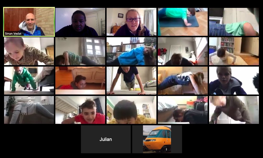 prospecths's tweet photo. Y6 seriously impressed us today with their press up skill based exercise all via a live zoom lesson #PHS #zoom #onlinelearning #PE #videoteaching https://t.co/KV0kRMy2s4