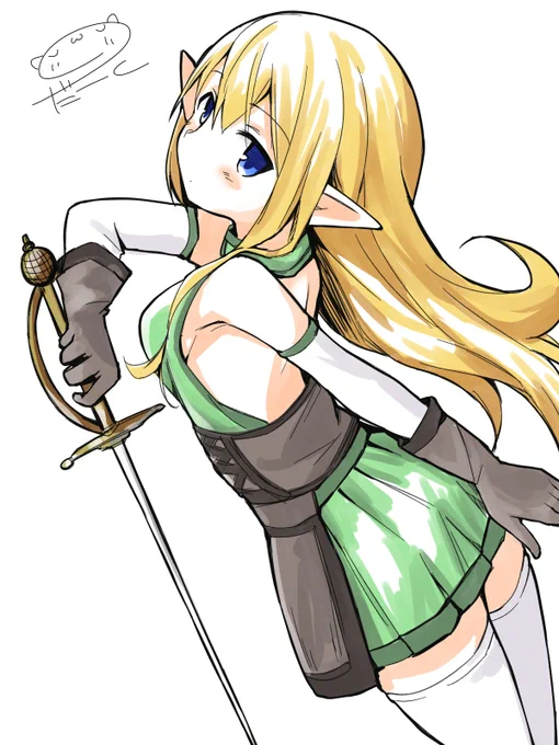 エルフ娘っていいよね( ˘ω˘ )φ 