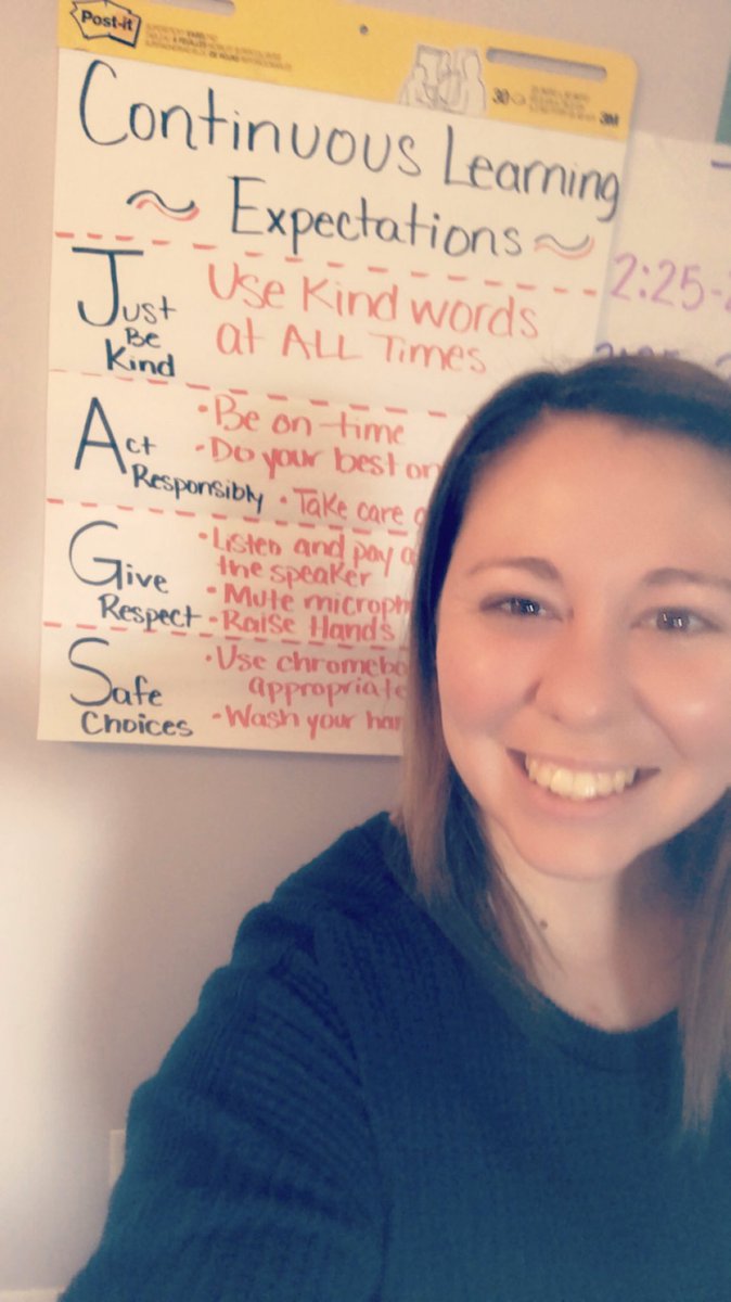 Online learning is no excuse to not follow our JAGS ~ Expectations have been posted ✅ and my scholars are already working to hold themselves accountable! #ContinuousLearning #Jardine501 #WeAreTPS