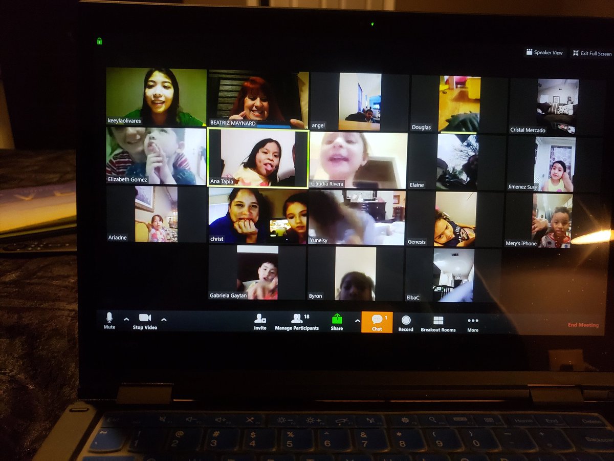 BettyM007's tweet photo. Zooming with my babies and their families!!! I miss them soo much! #BeDuryea @GR_Houston @Barwill71 @duryeaschool @Marcy614 @CFISDPK1 @chammonded @FeliciaWT @cypressELLchica #CFISDspirit https://t.co/TiXpy6CpSb
