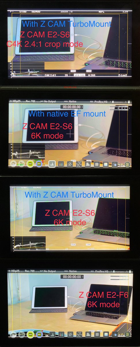 zcamcc's tweet photo. Z CAM TurboMount (EF)
- fit for EF mount lenses.
- increase FOV when used on Z CAM E2-S6 (0.71x wider).
- doubling exposure level (one stop increase approximately).
Disclaimer: actual performance varies depending on lenses.
#zcam #zcamera #zcame2 #zcame2s6 #e2s6 #zcamcc https://t.co/zmzPUvG5UQ
