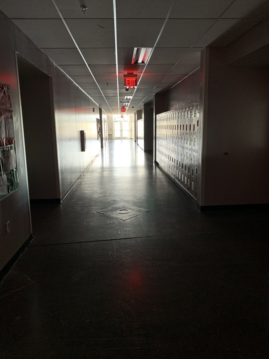 Hallways and classrooms are empty but I can still feel the buzz of our students and staff doing some amazing work around the city!  Finish strong Stallions!  #banningtogether @d49 @ChalkbeatCO @codepted