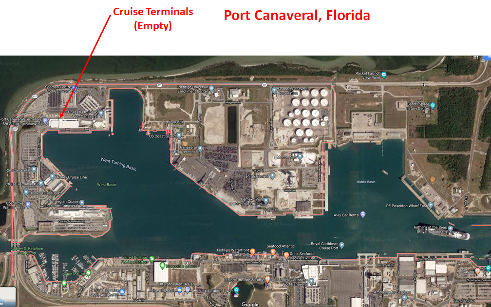 CiroTweeter's tweet photo. Send #Zaandam & #Rottingham 200 miles north to Port Canaveral no large populous next to AF Air Station & wt empty cruise ships.Dock can be easily secured. No COVID19 cases in #CapeCanaveral @HALcruises @RonDeSantisFL @realDonaldTrump @ChipLaMarca ... https://t.co/lkcLlUORB9