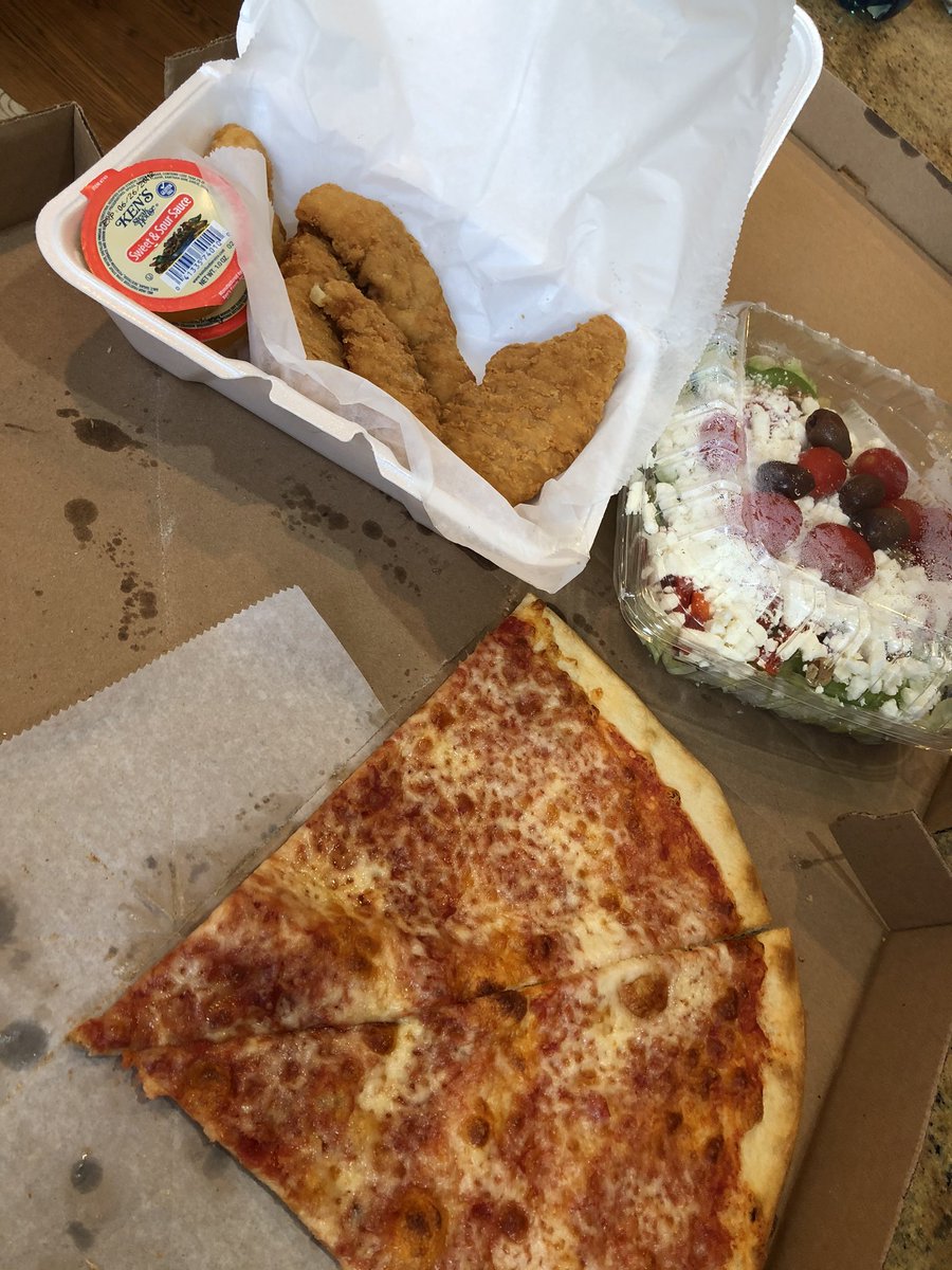 sarahjkhatib's tweet photo. Thanks #Biancos! Lunch was delivered & promptly attacked by some very hungry kids before I could take a pic (they left my salad untouched tho!). #eatINwalpole #TakeOutTuesday https://t.co/cVaTal1x8F