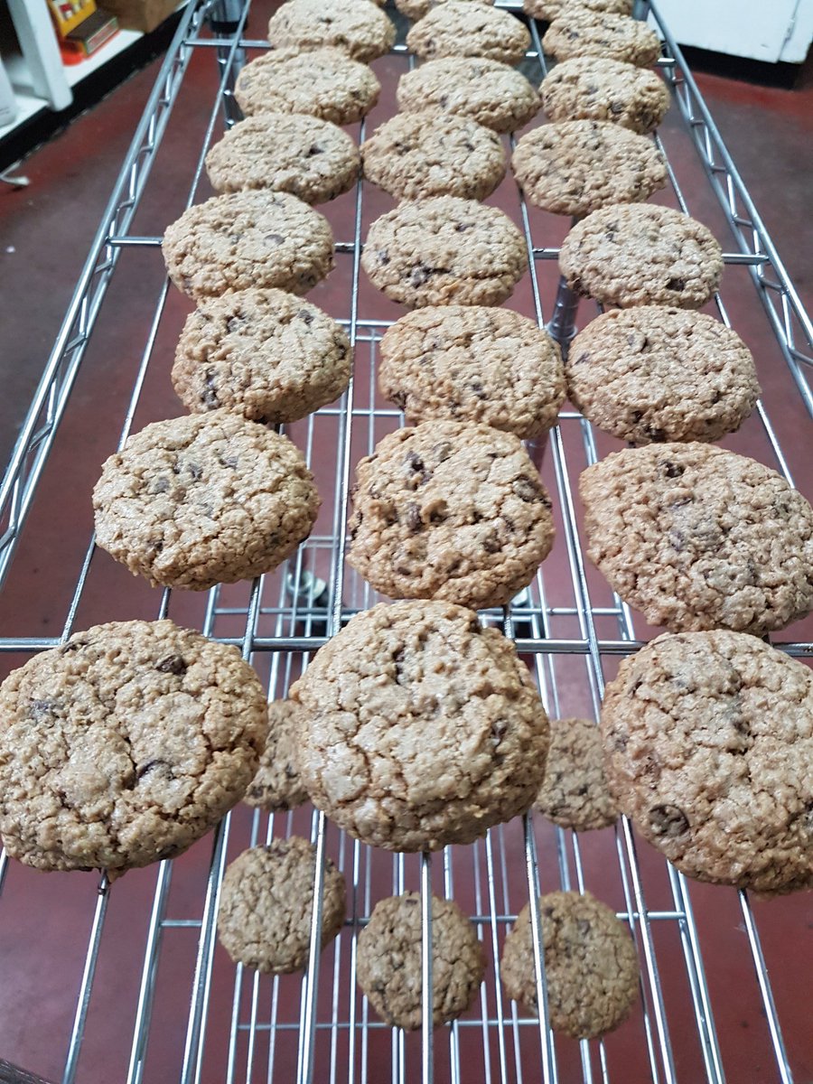 GoldenBrookss's tweet photo. Helping out doing a #nightbake 
#berryburst #muffins, #date #filled #cookies, #cinnamonrolls and #oatmeal #chocolate #chip #cookies. https://t.co/auqaw5zQj7