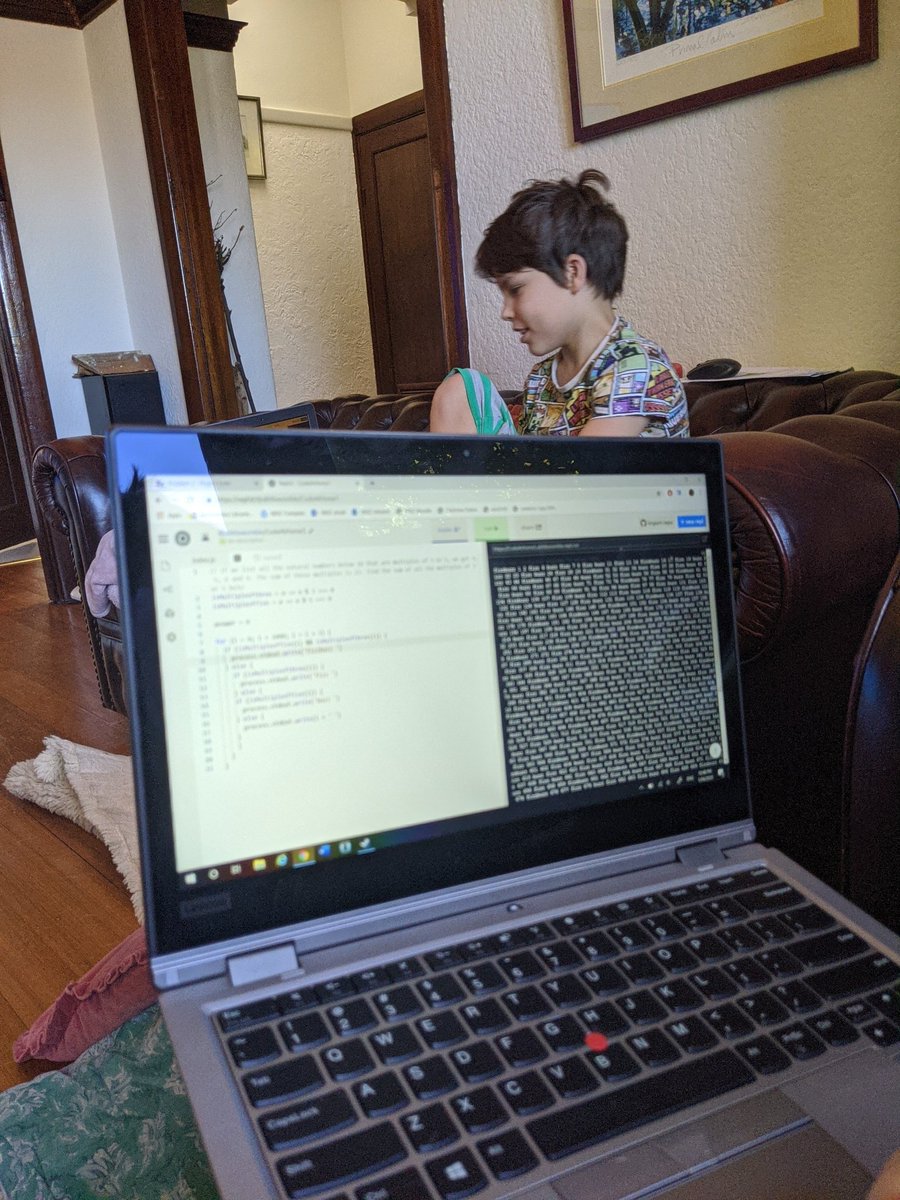 wombling's tweet image. @qmacro debate in the house after working on #CodeAtHome challenge, is 0 a fizzbuzz!