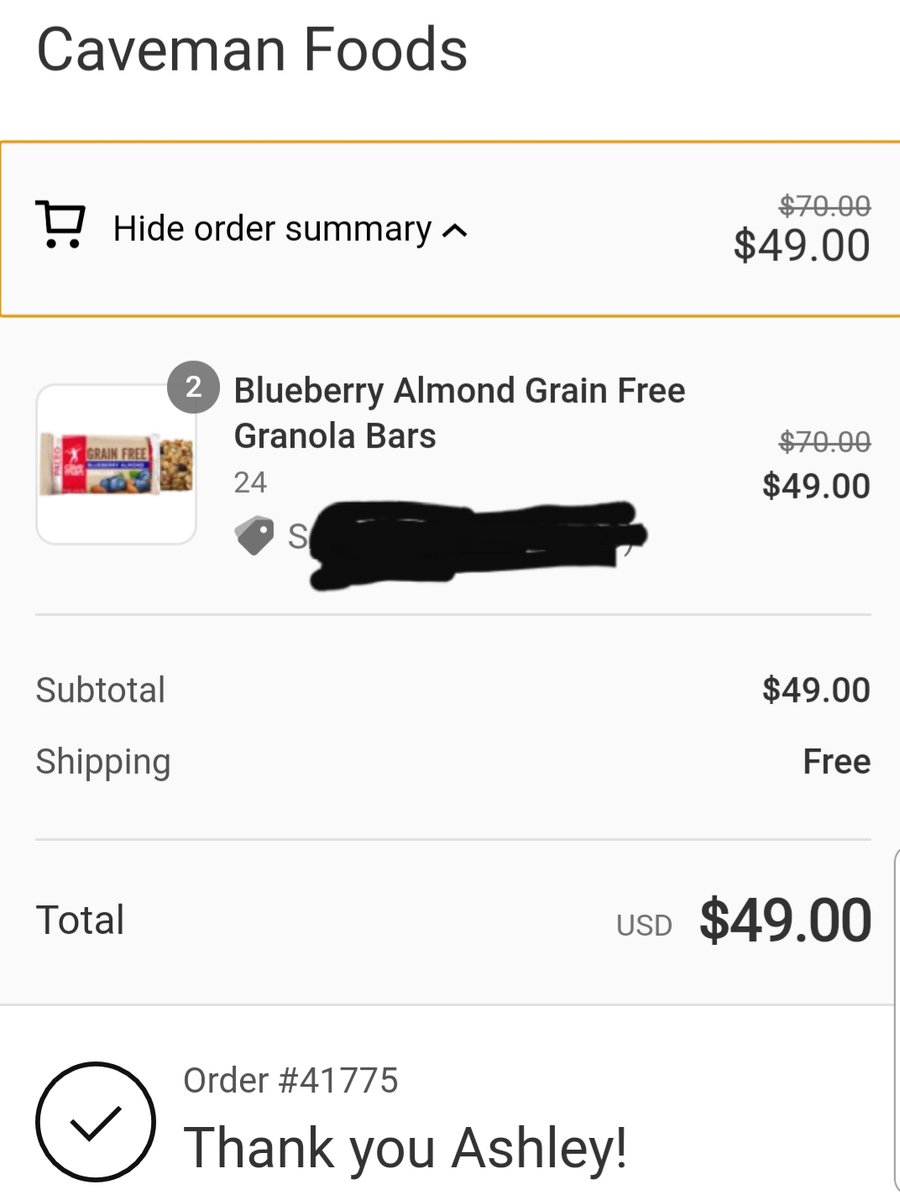 AshleyReviews's tweet photo. I received a @Caveman_Foods  Grain Free Blueberry Almond bar from @TheSamplerApp and it was love at first bar! I immediately purchased 2 of the biggest packs they offer and will definitely be back for more. 💚 https://t.co/1PhBFjcthy