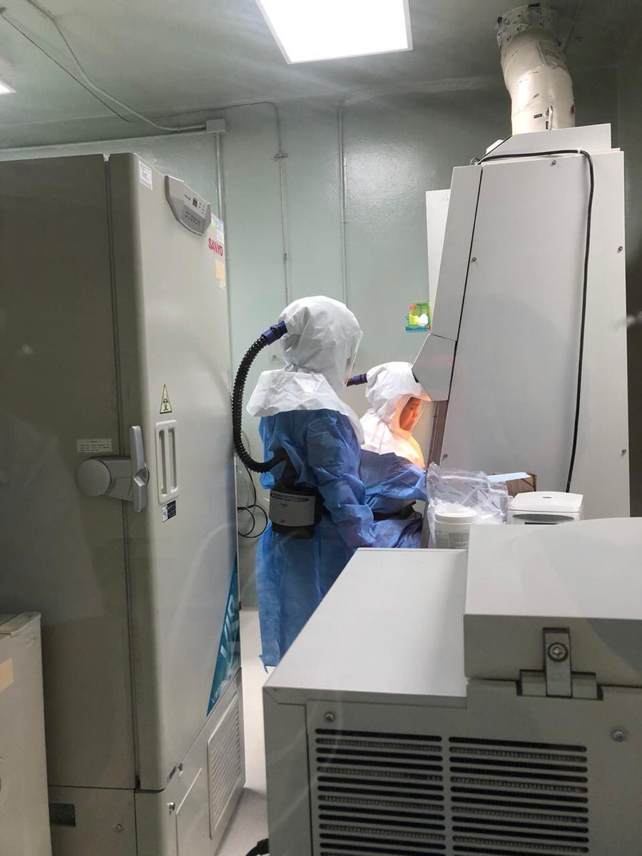 SandraLpezVergs's tweet photo. Hemos @InstitutoGorgas⁩ ⁦@Yamilka_Diaz_27 logrado aislar varias cepas de #COVIDー19, primera etapa para realizar experimentos de biomedicina como la búsqueda de medicamentos antivirales. ⁦@senacyt⁩ ⁦@CienciaPTY⁩ https://t.co/BIJRTPun9q
