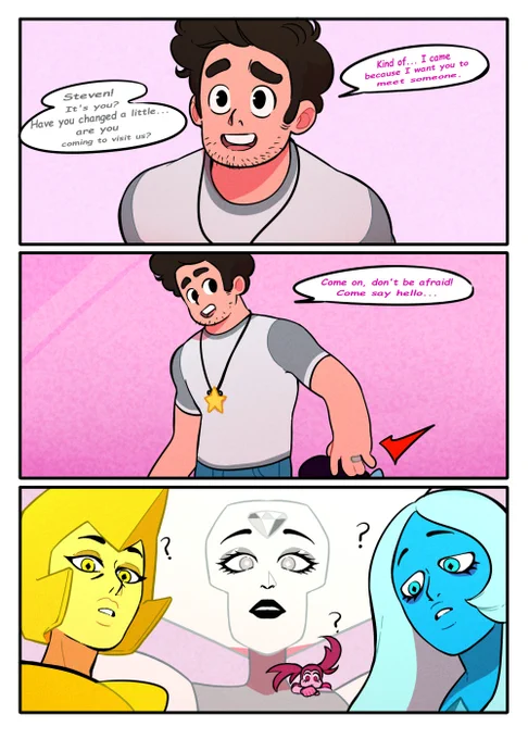 Meeting Spinel and the Diamonds!

#StevenUniverse #StevenUniverseFuture #Stevonnie 
