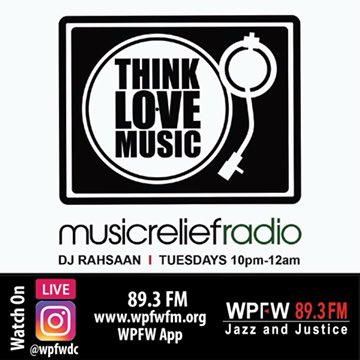 WPFWDC's tweet photo. Tune in to @musicreliefradio TONIGHT and every Tuesday to #WPFW 89.3fm 10pm-12am for MUSICRELIFRADIO. Eclectic #jazz/#funk/#soul at its best!! Stream online on IG Live, https://t.co/8HsITOdXAT or download the WPFW app!
Support the station via CashApp $WPFW #donate
#musicrelief https://t.co/NizPLfrI2f